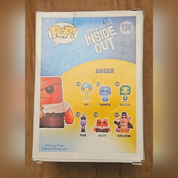 Funko Pop! Inside Out - Anger #136 - Picture 3 of 6